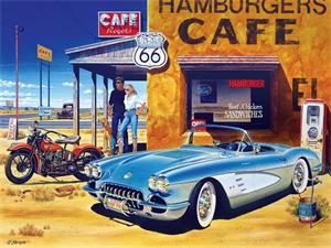 Набір для розпису по номерах 40*50 см "Cafe", RA30728