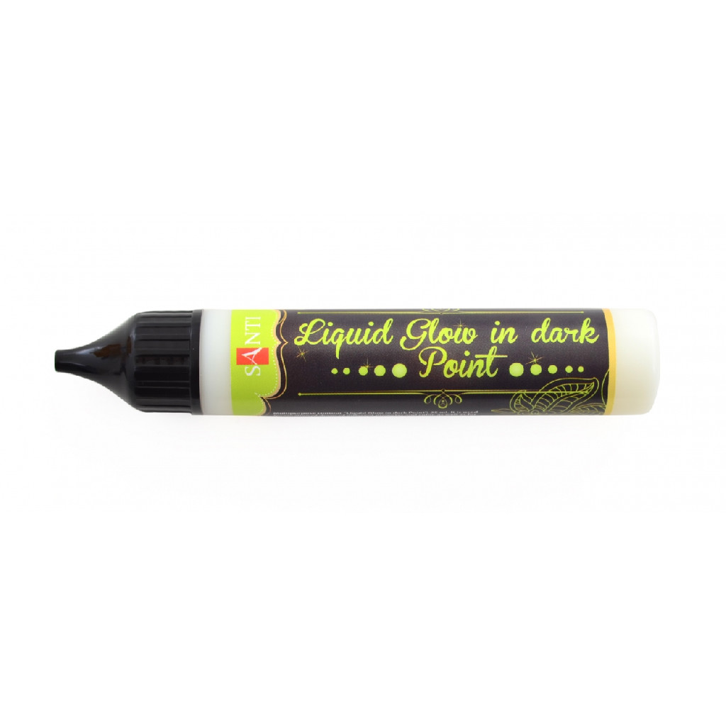 Гель-ЗD "Liquid glow in dark Point", голубой, 742108