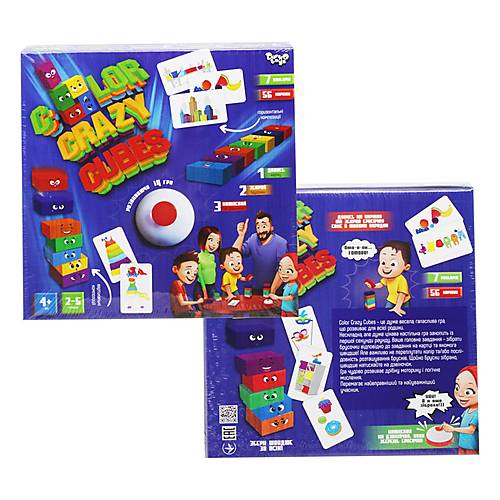 Настільна розважальна гра "Color Crazy Cubes" укр (10), CCC-02-01U