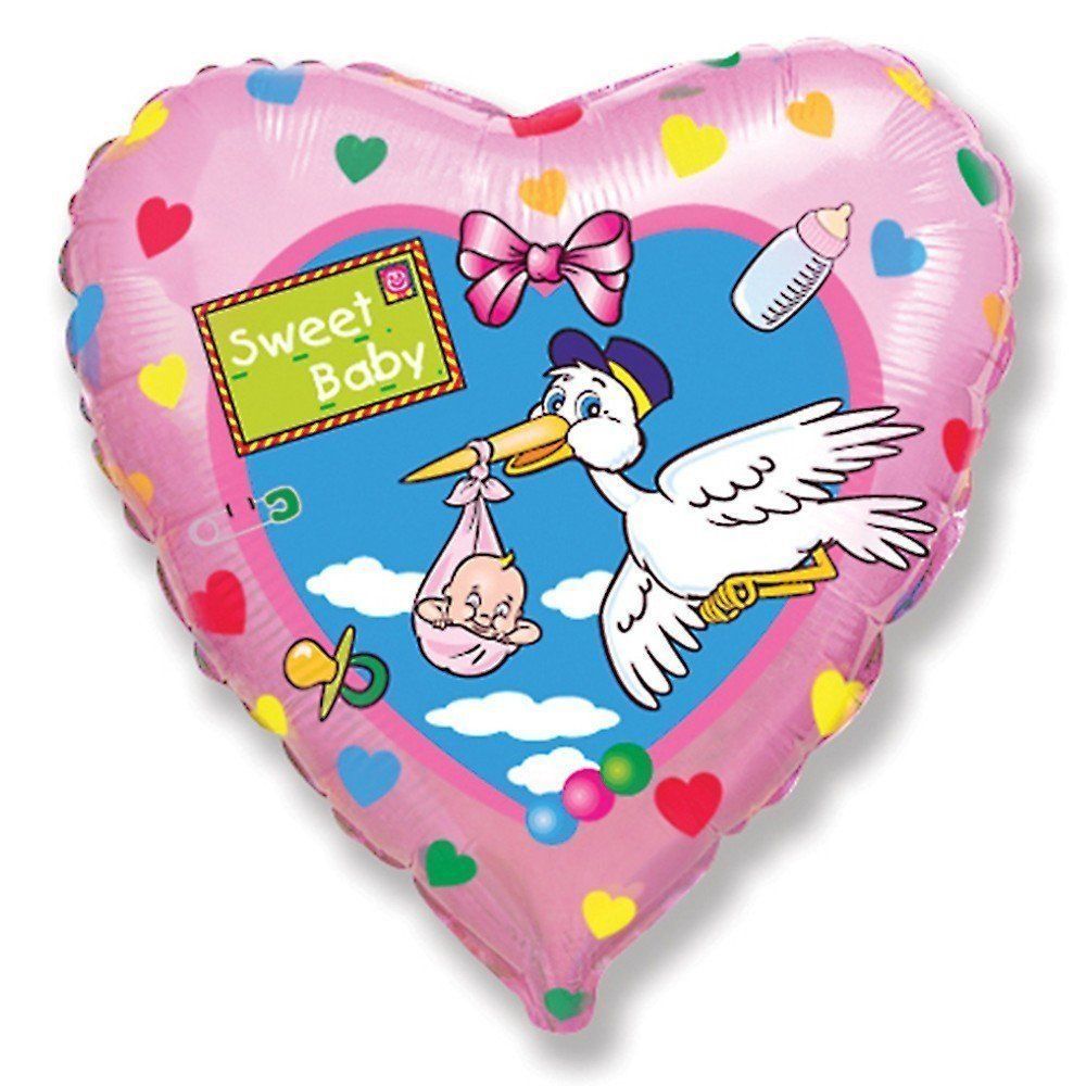 Шар воздушный 18" Аист Мир Барби Ф, 1202-3234