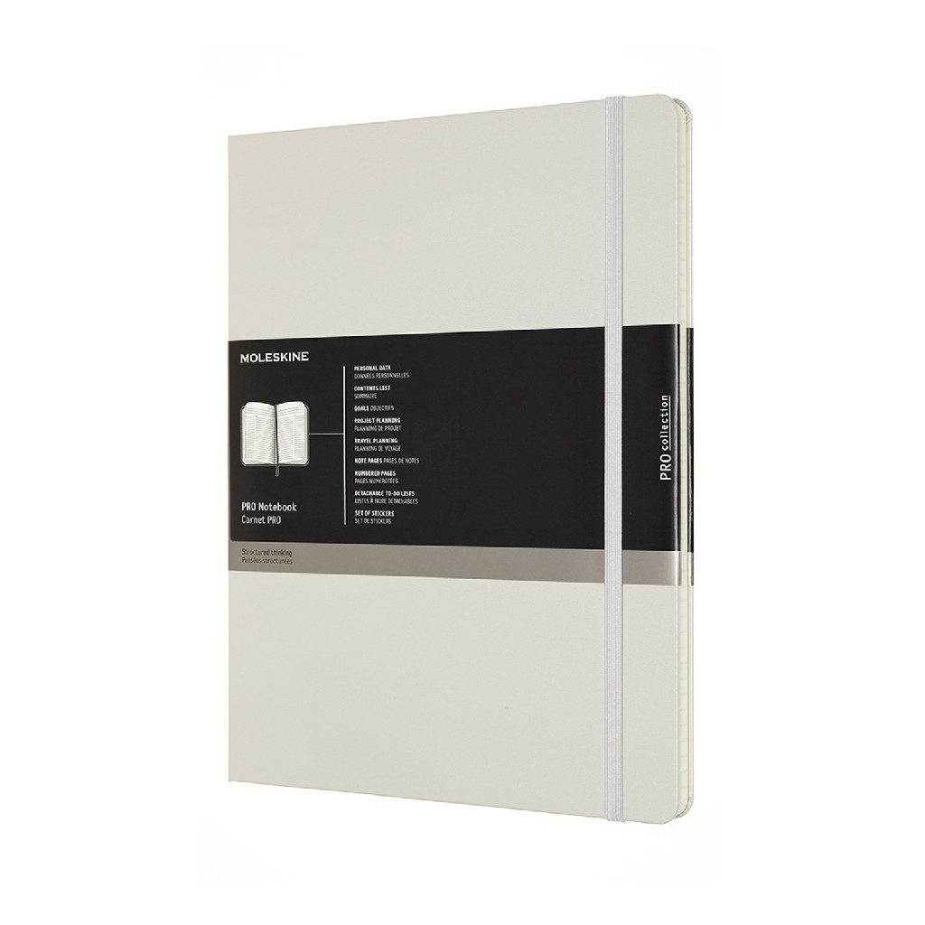 Записник недатований Сірий, Moleskine PRO XXL, PROPFNTB7HG24