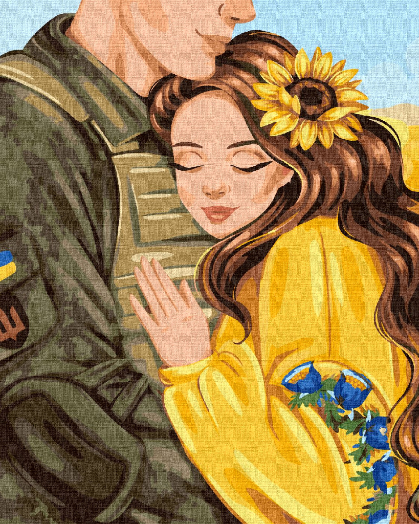 Картина по номерам 40*50 см "Самые родные объятия", KHO2687