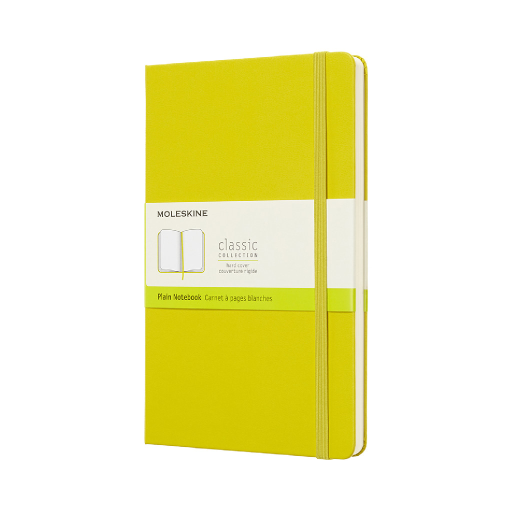 Записник Жовтий середній нелінований, Moleskine Classic, QP062M18