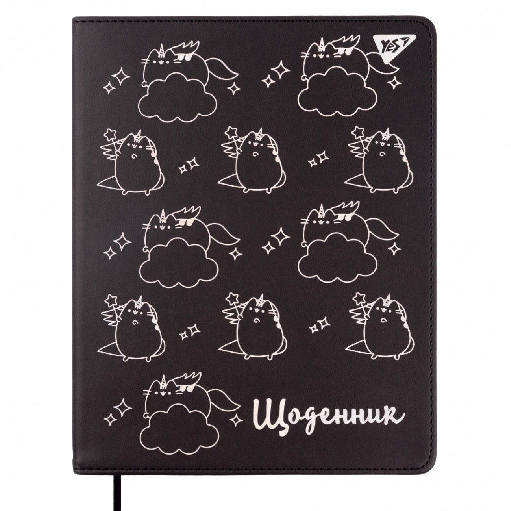 Щоденник шк. інтегральний (укр.) PU "Pusheen", 911380 Yes