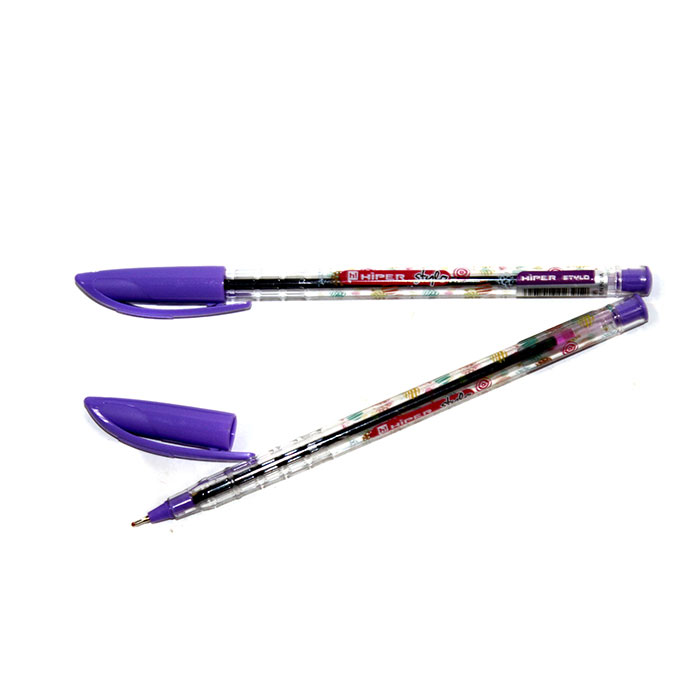 Ручка масляна Hiper Stylo HO-545 0,6 мм фіолетова
