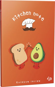 Блокнот А6 "Artbook Rainbow - Kitchen Note" avocado, 901234 TM Profiplan 