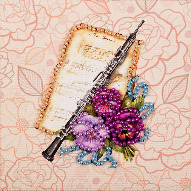 Магнит для вышивания бисером 9*9 см, FLA-298