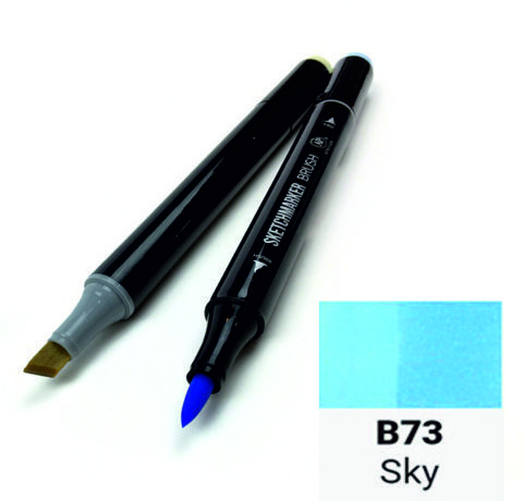 Маркер двосторонній SKETCHMARKER Brush Небесний, SMB-B73 3