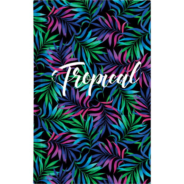Книга записна Neon Tropics, кліт., тв. обкл. В6 80 арк, 8435-12-A