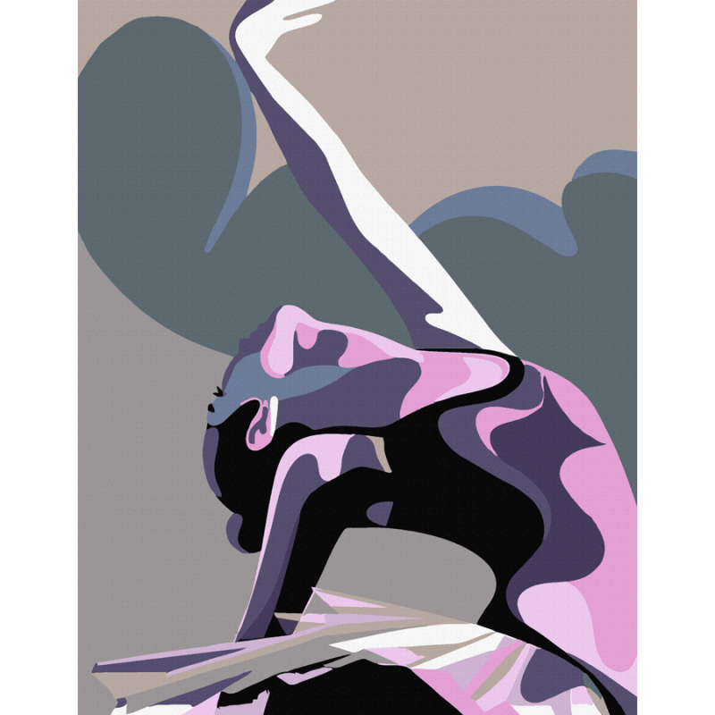 Картина по номерам "Ballet Dancer 2" 35*45 см, Rosa Start