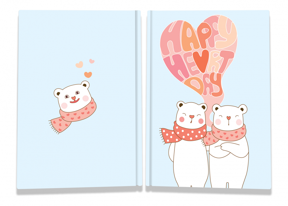 Блокнот А5 "Sweet love note" bears, 904310, TM Profiplan
