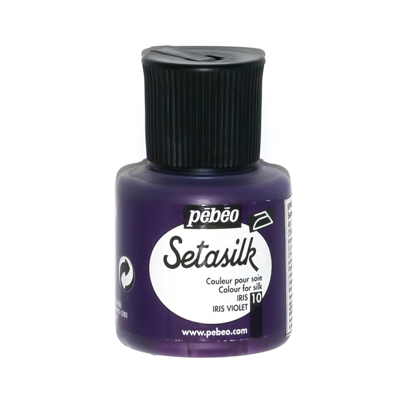 Фарба по шовку Setasilk 45 мл, ірис фіолетовий, 181-010 Pebeo