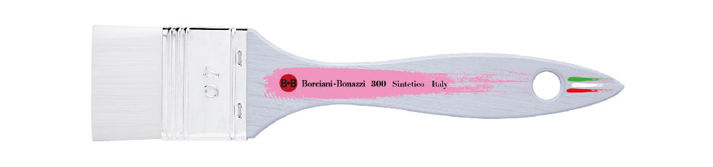 Пензель синтетика BIANCO щетина Флейц серія 300 №60, 26289