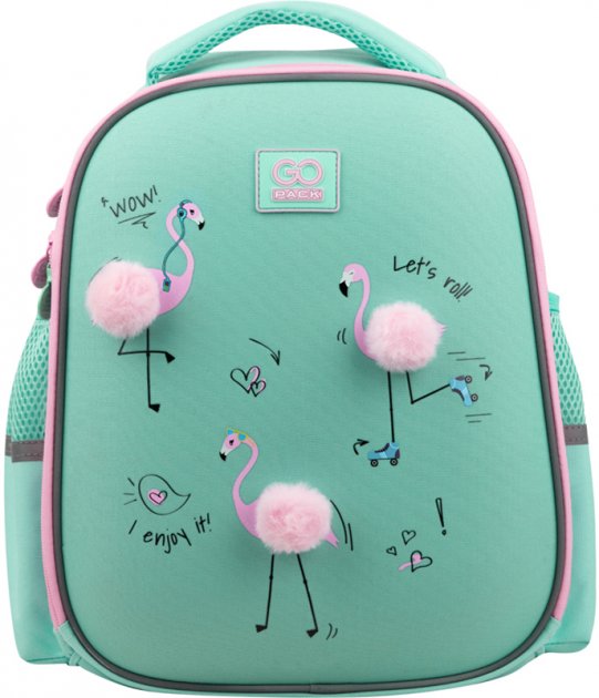 Рюкзак полукаркасный GoPack Education Flamingo 165S-1, GO22-165S-1