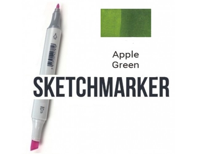 Маркер двосторонній SKETCHMARKER Зелене яблуко, SM-G31 3