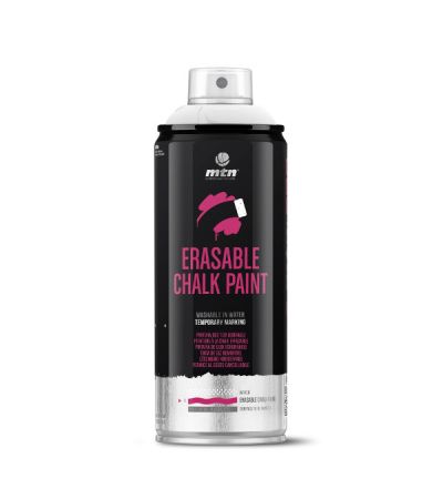 Аерозольна фарба на крейдяній основі MTN PRO Erasable Chalk Paint WB 400 мл, фуксия, EX014PC4010W