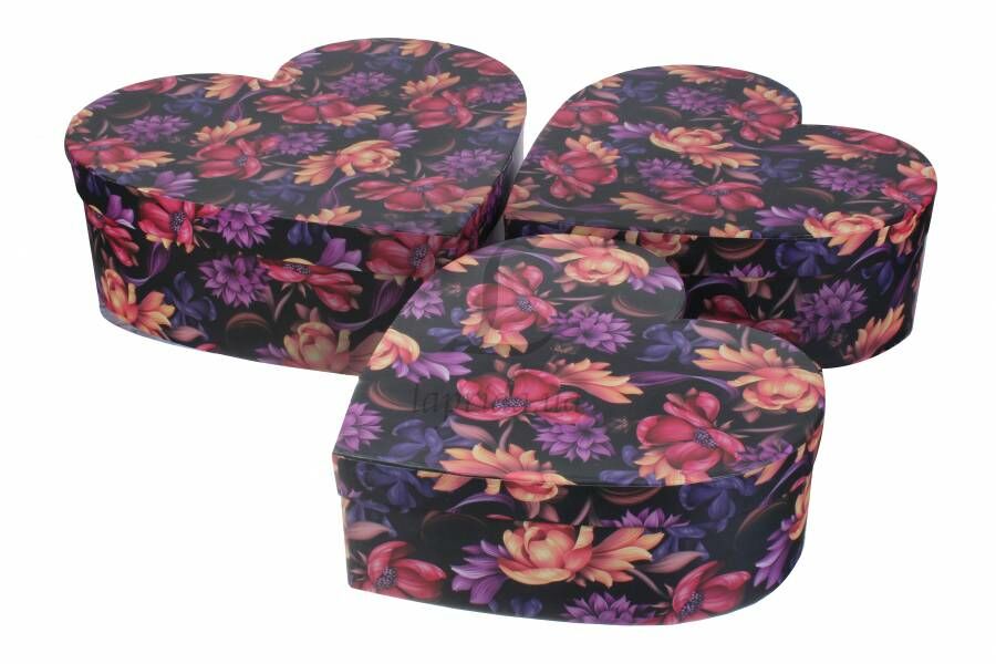 Подарочная коробка маленькая сердце, W5222