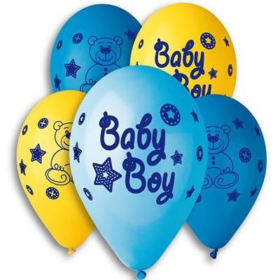 Шарик с рисунком 12" "Baby boy", 1103-3130