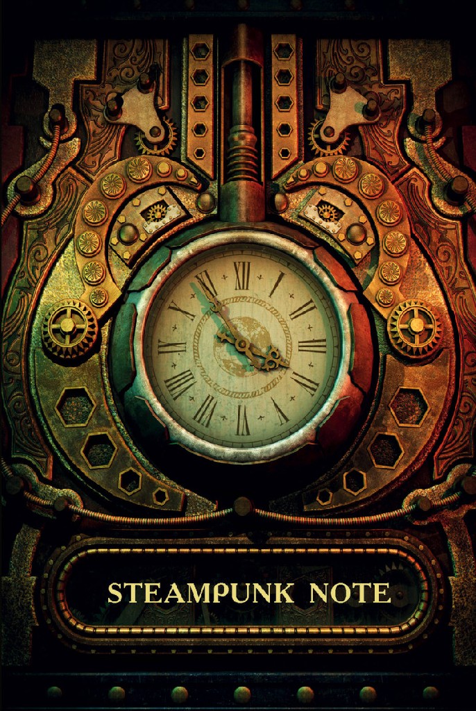 Блокнот "Steampunk Note. Блокнот с тонированными страницами", (5663)