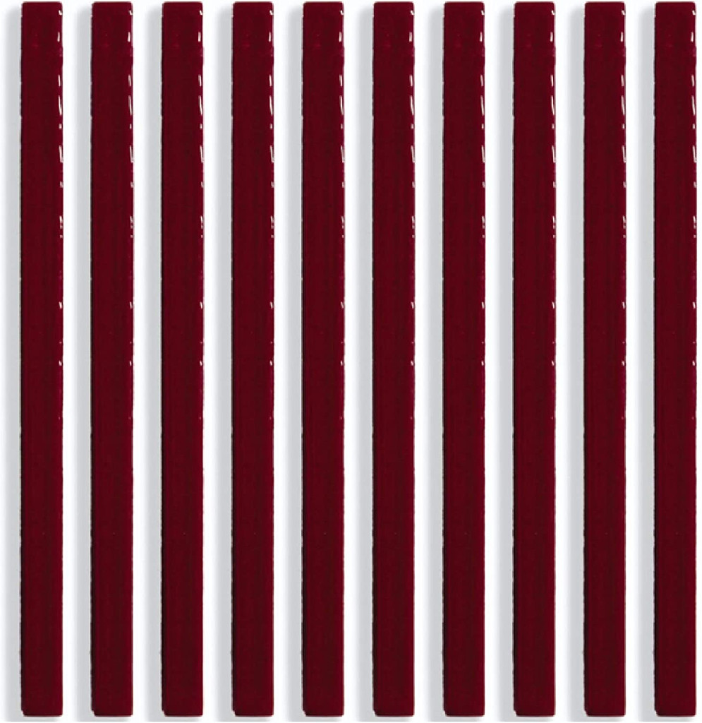 Набор восковых палочек "Banque" 10 шт. в коробке, бордовый, 31026T