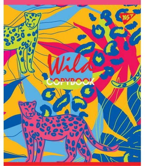 Тетрадь 96 кл. YES Wild animals neon, 764398