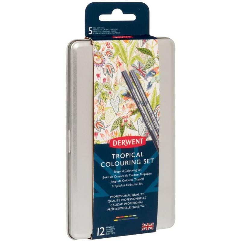 Набір олівців кольорових "Tropical Gift Tag", 12 кол. 2305584
