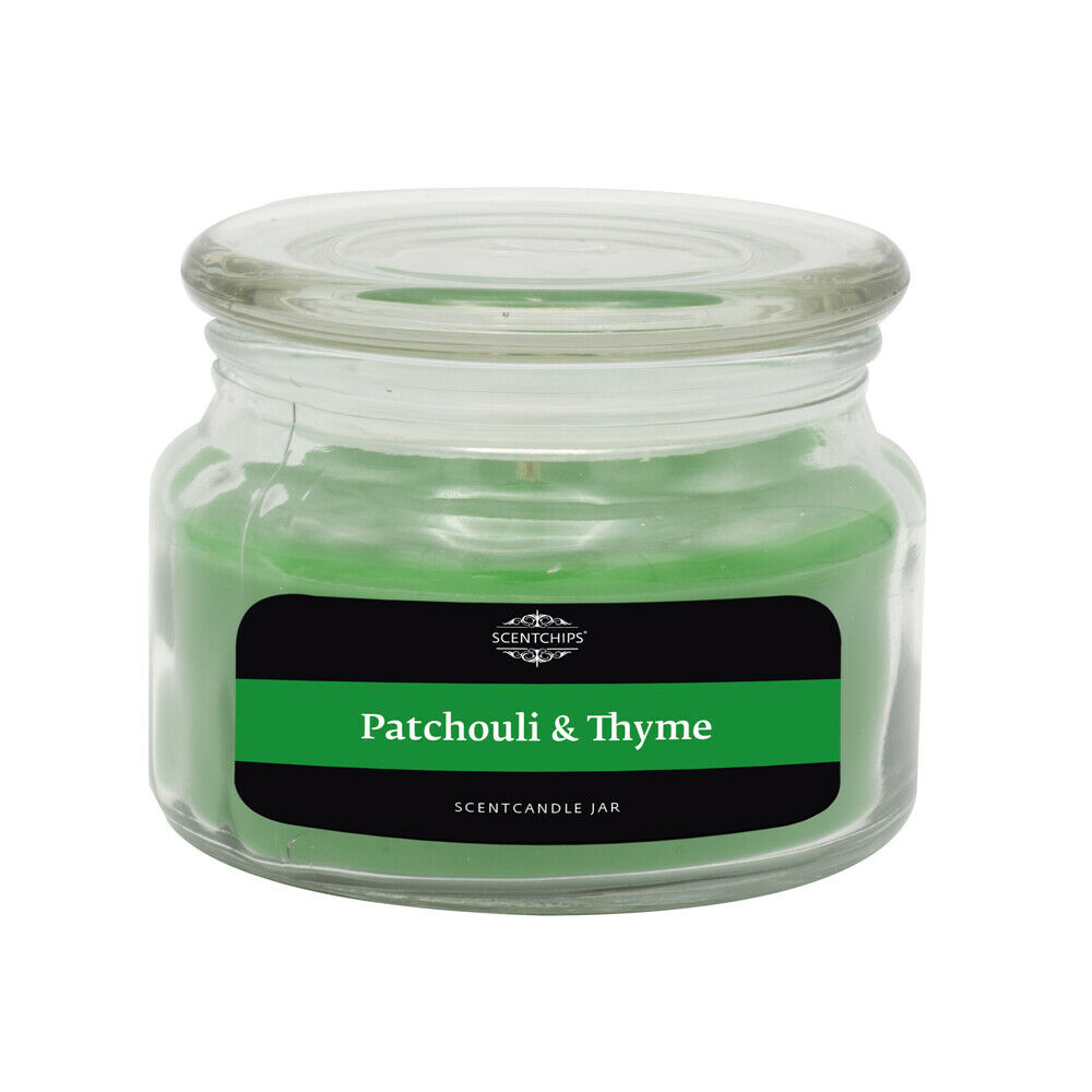 Аромасвічка у скляній банці Scentchips Пачулі і Чебрець 440 г/75 год. горіння, 255213 1