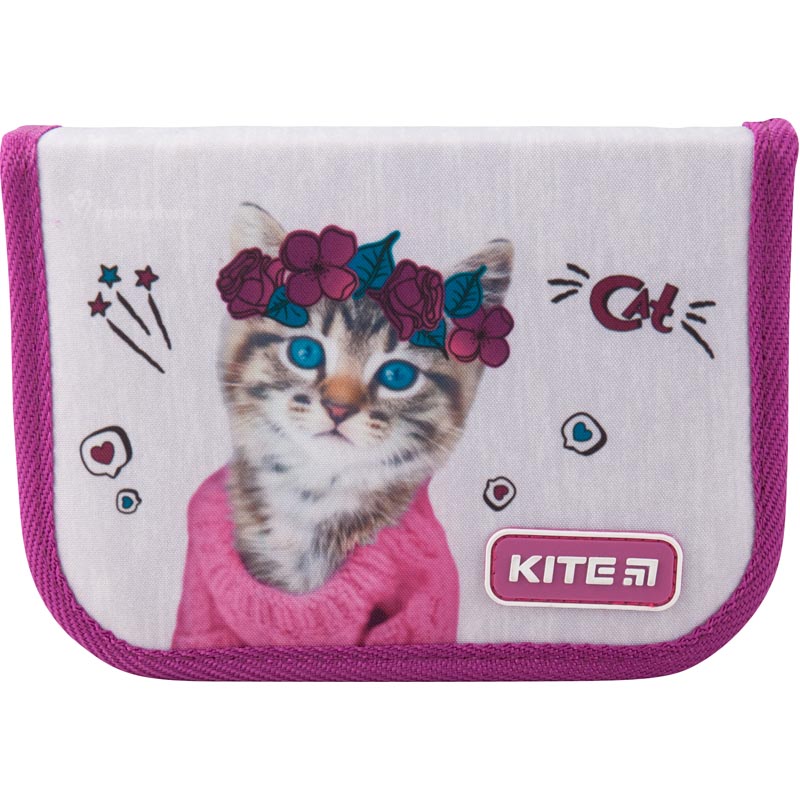 Пенал Kite Education 621 R, 1 від., 1 відв., без наповн., R19-621