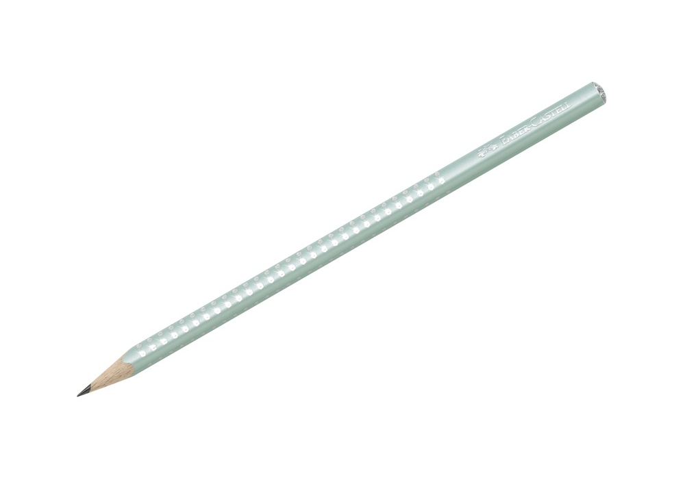 Карандаш чернографитный Grip Sparkle, мятный, 118203Р Faber-Castell