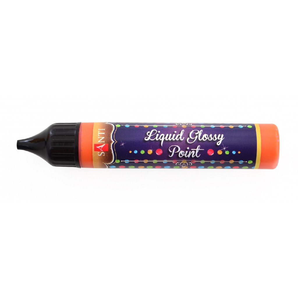 Гель-ЗD "Liquid glossy Point", оранжевий, 742118
