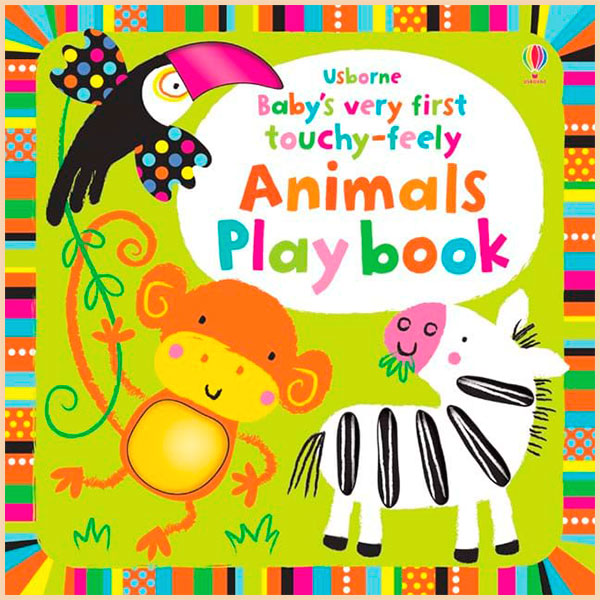 Книга "Baby`s very first touchy-feely Animals Play book" (а) (9727)