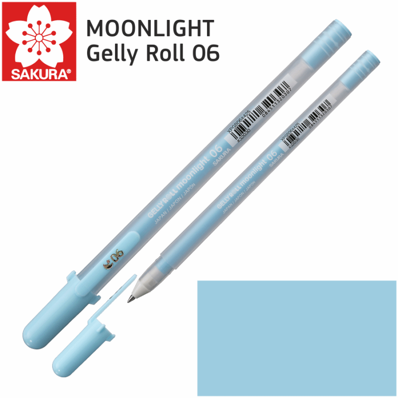 Ручка гелева  Moonlight Gelly Roll 06, Небесно-блакитний, Sakura