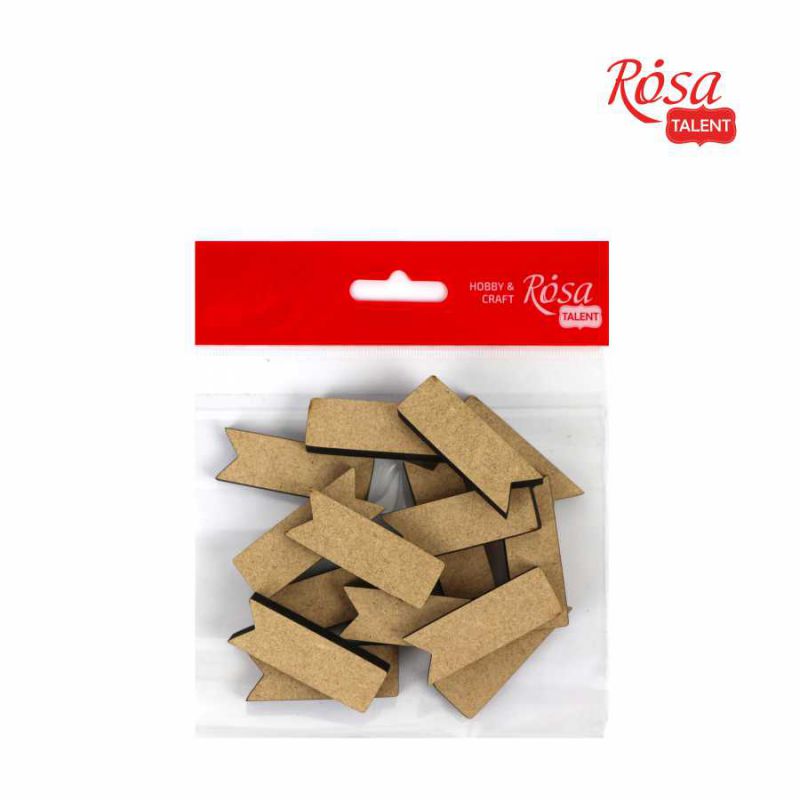 Міні-заготовка Тег 1, МДФ, 4,7*1,7 см, 1 шт, Rosa Talent (15)