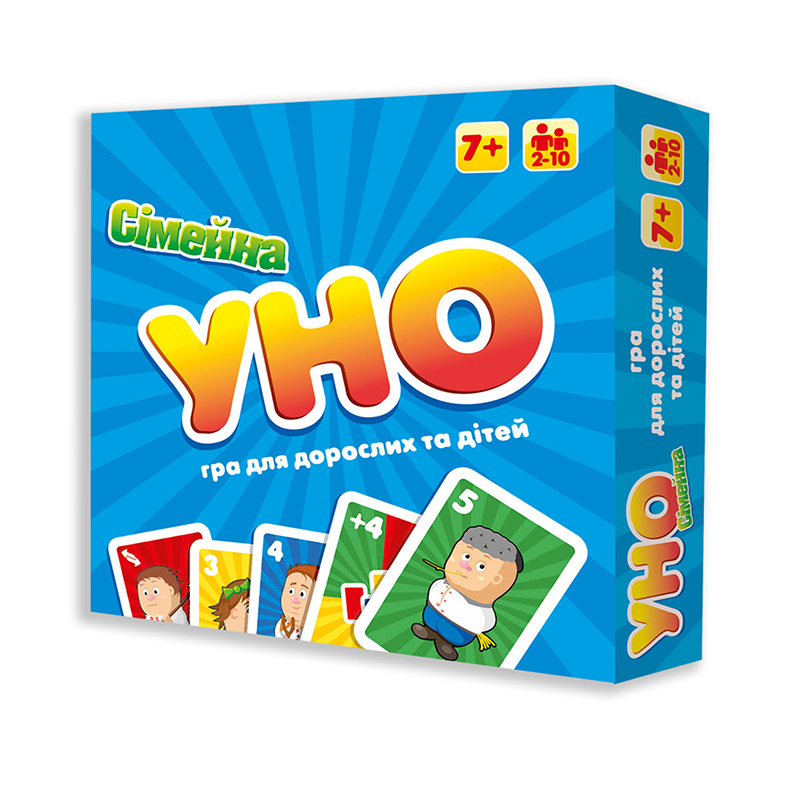 Игра настольная "Уно Симейное 2 в 1" (укр) 30606, ТМ "Strateg"