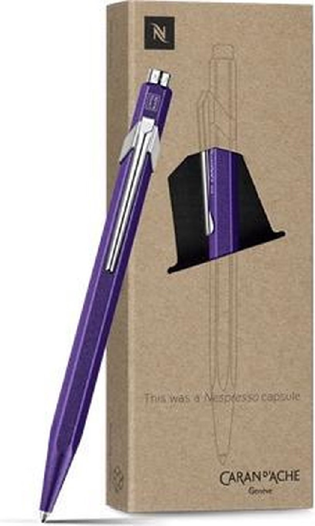 Ручка Caran d`Ache 849 Nespresso Фіолетова+box, 849.104