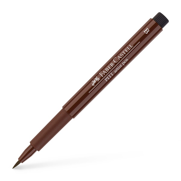 Ручка капілярна PITT Brush Artist Pen 175 сепія, 167475 Faber-Castell