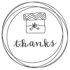 Штамп дерев`яний d=3,5 см "thanks", WE1002 ТМ "Woodies"