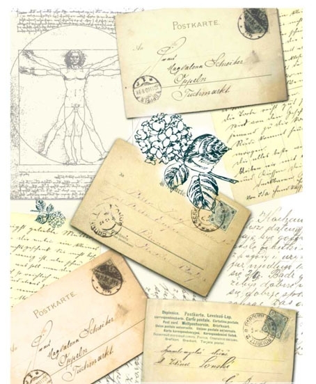 Карта декупажна A4 Старовинні лист 1, 40 г/м², S 026