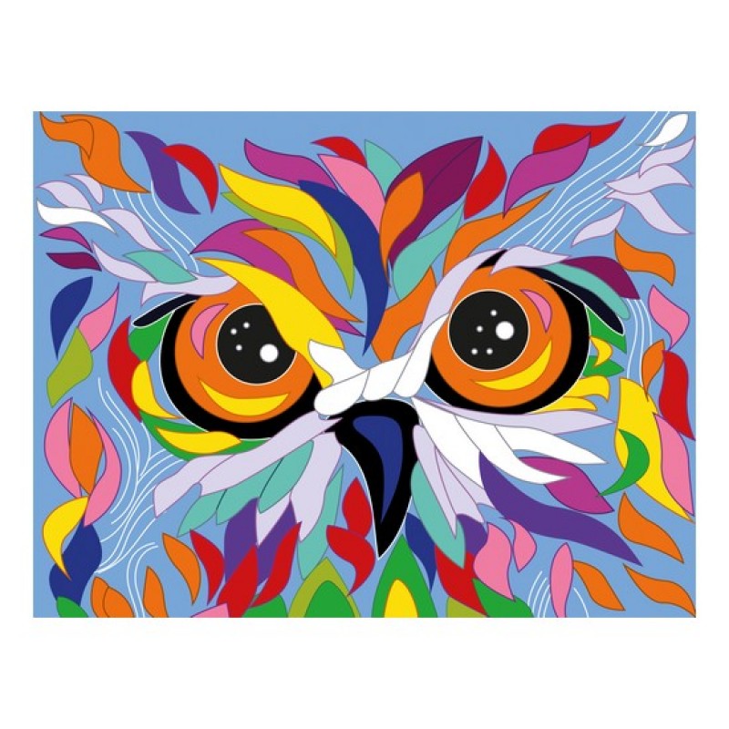 Набор для вышивания мулине "Сова" М-0780, ТМ "ВДВ" 1