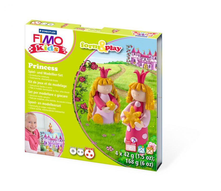 Набор Fimo kids, Принцесса, 4 шт