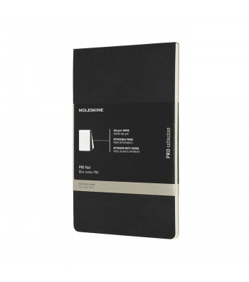Записник Чорний середній лінійка, Moleskine PRO Pad, PROPAD3BK