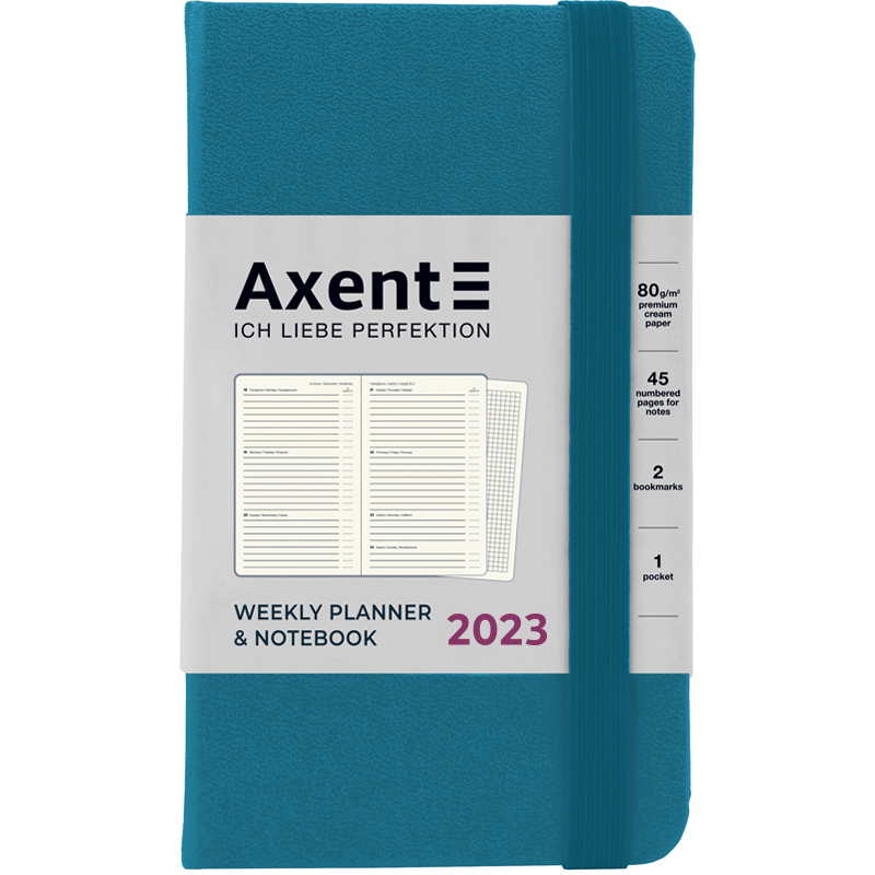 Щотижневик 2023, Pocket Strong, 90*150, синій індіго, 8508-23-47-A