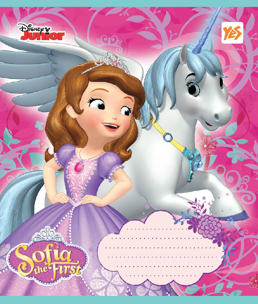 Зошит 12 кос. YES Sofia Hero Princess, 761438 (5337)