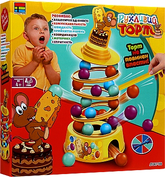 Игра настольная "Рухливий торт", JT007-118