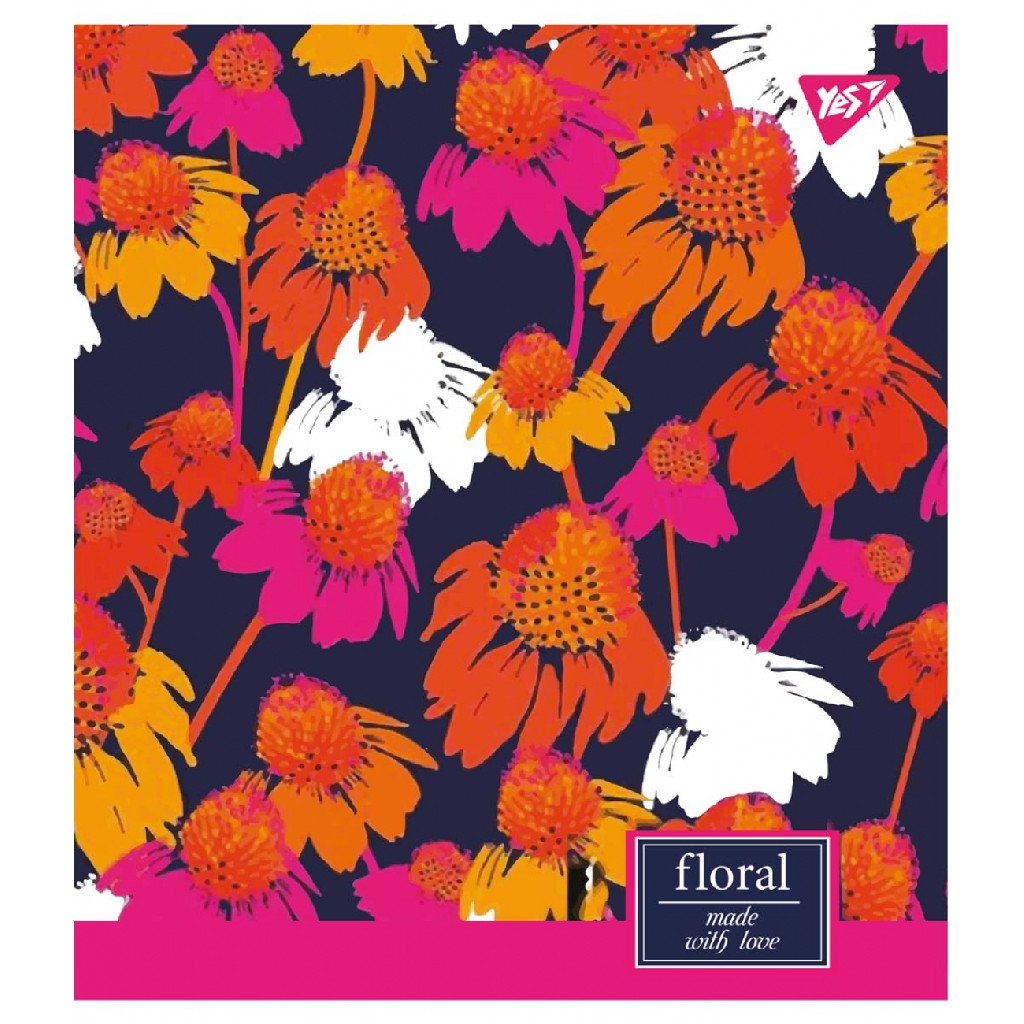 Зошит 48 кл. YES "Floral explosion", 765272