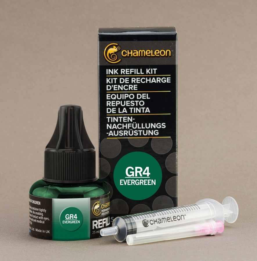 Чорнило для заправки маркера Chameleon 25 мл - Evergreen (вічнозелений, GR4), CT9047