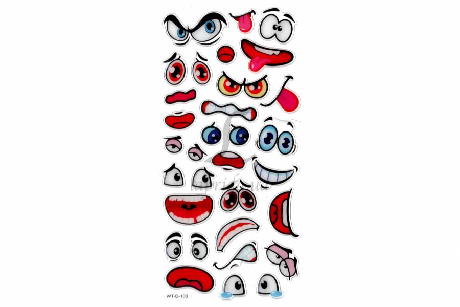 Наклейки "Funny faces 2"", 51-33024