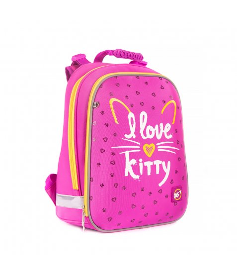 Рюкзак каркасный YES H-12 "I love kitty", 558014