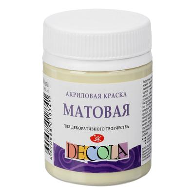 Фарба акрилова Decola 50 мл ванільна матова