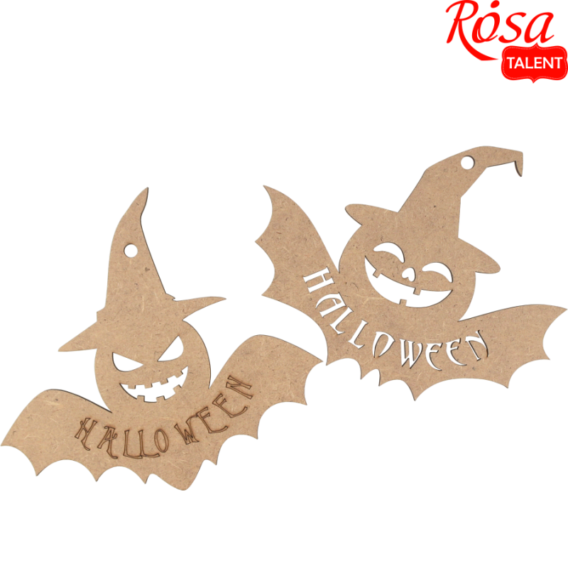Набор заготовок "Halloween", ДВП, 20*18 см, 2 шт, Rosa Talent
